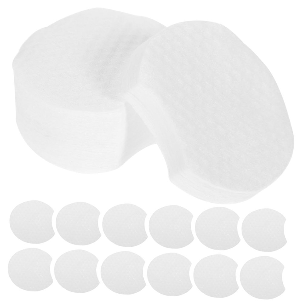 BEBEMOKO 600Pcs Thick Non Woven Makeup Remover Pads for Facial Cleansing Disposable Soft Cosmetic Rounds for Oil and Makeup Removal Suitable for Women and Travel Use
