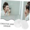 BEBEMOKO 600Pcs Thick Non Woven Makeup Remover Pads for Facial Cleansing Disposable Soft Cosmetic Rounds for Oil and Makeup Removal Suitable for Women and Travel Use view 3