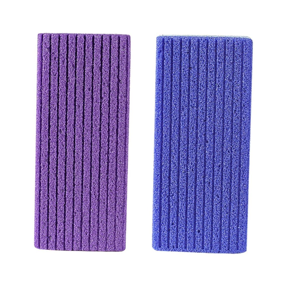 Beaupretty 2pcs Dual Sided Pedicure Tool for Foot Callus Removing and Exfoliating Comfortable Grip Foot Care Files for Dead Skin Scrubbing and Sole Massage Easy to Clean
