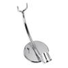 BATHVEVE Silver Bathroom Razor Stand Compact Shaving Tool Holder for Mens Single Edge Razors Creative Space Saving Organizer for Bathroom and Toilet Quality Craftsmanship view 1