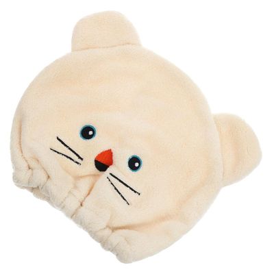 ADOCARN Coral Fleece Hair Towel Wrap Comfortable Water Absorption Head Turban for Women Quick Dry Bath Use Soft Practical Hair Drying Wrap