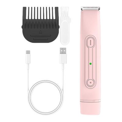 Bikini Trimmer for Women,Face Shaver for Bikini Area - Portable Double-Head Facial Hair Groomer for Underarms Face Legs Lip Busy Professionals Ladies Girls Wives