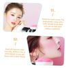 Healeved Loose Powder Blush with Mushroom Head Puff for Cheeks Natural Finish Makeup Portable and Blendable Oil Control Coral Red Cushion Blush for Women view 3