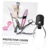 FONDOTIN Nail Scissor Cover Protective Sleeve for Manicure Pedicure Tools PU Material Nail Clipper Handle Sleeve Guard for Precise Grooming view 4