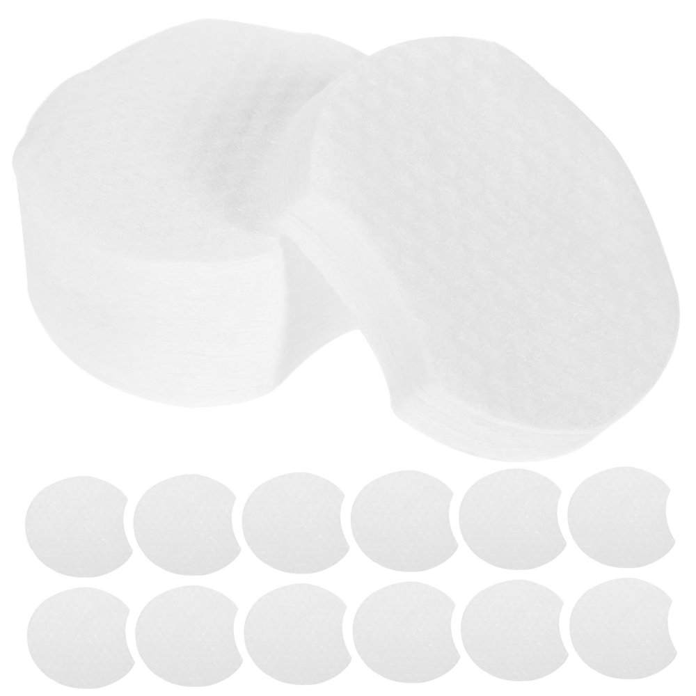 HEALEEP 600Pcs Non Woven Makeup Remover Pads Thick Facial Cleansing Discs for Women Gentle Exfoliating Oil Removing Face Pads Suitable for Wet and Dry Use Travel Essential