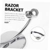 ARTSEWPLY Single Head Razor Holder Stand Razor Organizer for Men Rustproof for Bathroom Barbershop Storage Convenient Shaving Tool Rack view 3