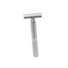 Healifty Double Edge Safety Razor Stainless Steel Shaving Razor for Men Professional Barbershop Use Close Clean Shave Textured Grip Design view 1