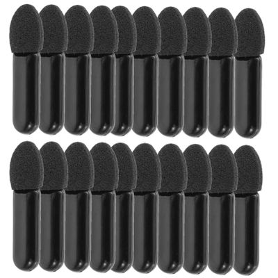 HEALEEP 100Pcs Single Head Eyeshadow Applicators Soft Latex Sponge Tips Eye Makeup Tools for Personal and Professional Use Safe Non Irritating Cosmetic Lip Balm Accessory