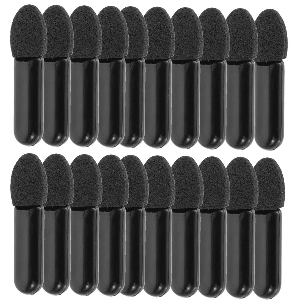 HEALEEP 100Pcs Single Head Eyeshadow Applicators Soft Latex Sponge Tips Eye Makeup Tools for Personal and Professional Use Safe Non Irritating Cosmetic Lip Balm Accessory