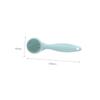 BEBEMOKO Manual Silicone Face Brush for Deep Cleansing and Gentle Exfoliation Soft Facial Scrubber with Nose Massager for Removing Blackheads and Makeup Residue Green Skin Care Tool view 2