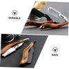 Didiseaon Wooden Handle Manual Razor for Beard Trimming Lightweight Slip Shaving Tool Portable Compact Design for Head Shaving Eyebrow Grooming Travel and Home Use view 3