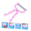 BEBEMOKO Manual Facial Hair Remover Spring Epilator Threaders for Women Portable Non Slip Handle Facial Hair Removal Tool for Chin Cheek Upper Lip Neck view 4