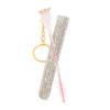BAZEITFLOW Diamond Crystal Handle Disposable Eyelash Brush for Mascara Application and Lash Separation Versatile Lash Wand Comb Preventing Clumps Easy to Clean Makeup Tool for Precise Eye view 1