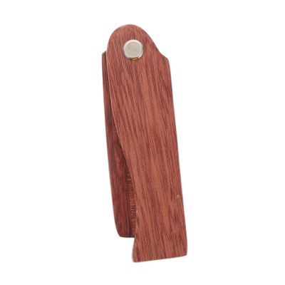 CATIEBYE Portable Folding Wooden Beard Comb for Men Pocket Sized Space Saving Mustache Comb Household Hair Styling Tool Travel Friendly Grooming Accessory Bearded Men