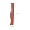 CATIEBYE Portable Folding Wooden Beard Comb for Men Pocket Sized Space Saving Mustache Comb Household Hair Styling Tool Travel Friendly Grooming Accessory Bearded Men view 2