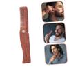 CATIEBYE Portable Folding Wooden Beard Comb for Men Pocket Sized Space Saving Mustache Comb Household Hair Styling Tool Travel Friendly Grooming Accessory Bearded Men view 4