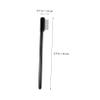 DECORNIJIA Practical Eyelash Comb and Eyebrow Brush with Long Handle Two in One Makeup Tool for Eyebrow Shaping and Eyelash Grooming Suitable for Women Travel and Daily Use view 2
