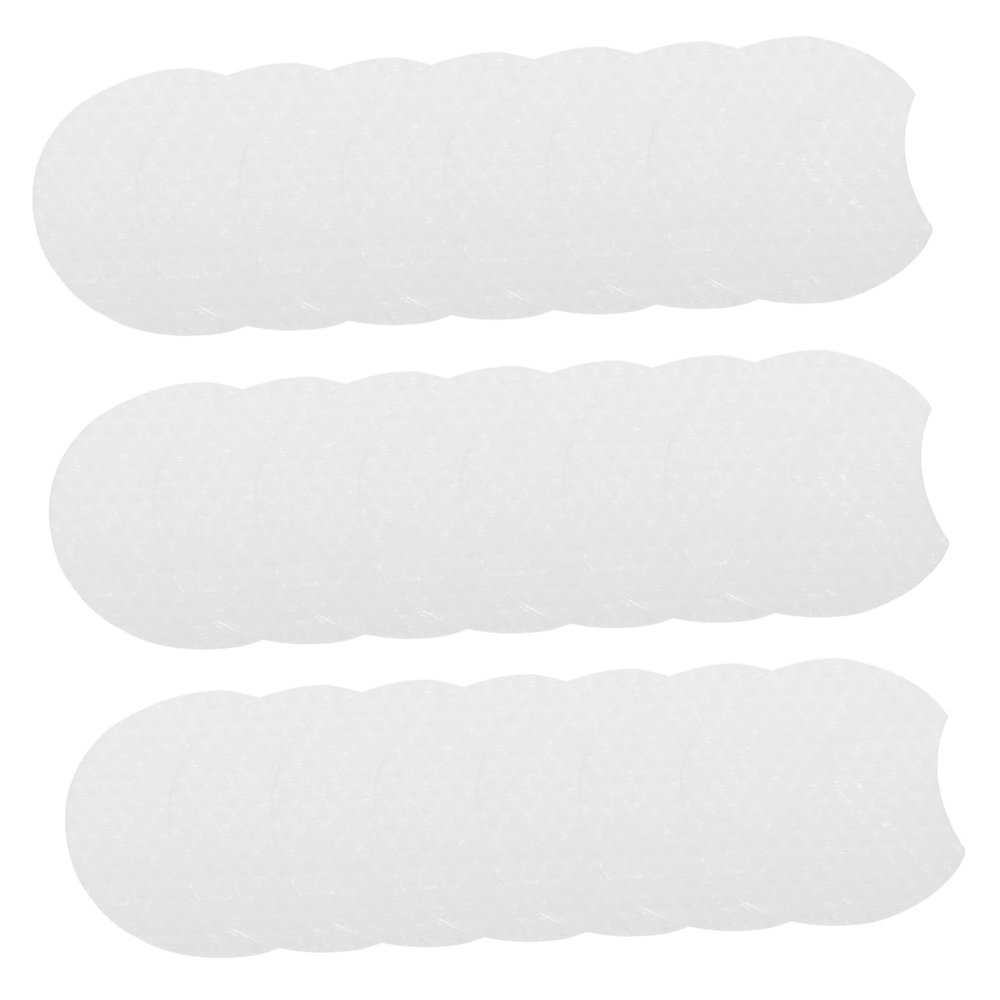 LIFKOME 600Pcs Thick Disposable Face Cleaner Pads for Women and Skin Friendly Half Round Makeup Remover Pads with Exfoliating Pearl Texture for Gentle Facial Cleansing and Oil Removal