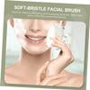 OSOLADY Soft Bristle Face Cleansing Brush Portable Facial Scrubber for Gentle Makeup Removal and Daily Washing Compact Handheld Design for Home and Travel Use view 3