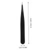Beaupretty Stainless Steel Eyebrow Tweezers Precision Tip for Ingrown Hair Removal Salon Grade Tweezer for Face Nose and Eyebrow Grooming Non Magnetic Professional Tool for Home and Beauty view 2