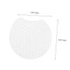 BEBEMOKO 900Pcs Thick Non Woven Makeup Remover Pads for Face Comfortable Cosmetic Cleansing Rounds Gentle Absorbent Facial Pads for Daily Skin Care and Pore Cleansing view 2