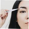 Beaupretty 60 pcs Micro Eyebrow Brush Tool with Protective Caps Lightweight Portable Brow Lamination Spoolies Compact for Easy Use and Dust Prevention Black and White view 3
