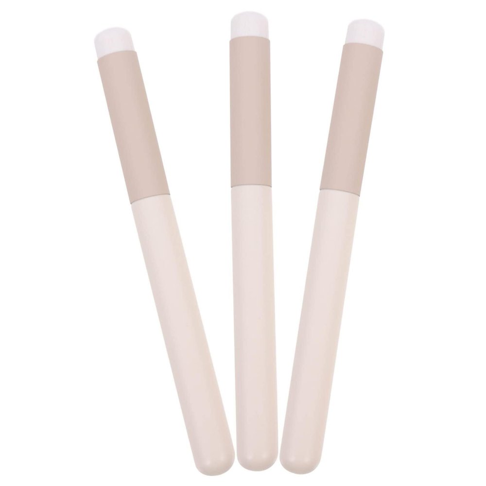 3pcs Lip Brush for Lipstick Concealer Soft Makeup Applicator Handle for Home for Lip Cream Makeup Tools