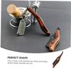 DECORNIJIA Manual Razor with Head Portable Wooden Handle Straight Razor for Mens Beard Hair and Eyebrow Grooming Rust Resistant Design Travel Friendly Shaving Tool view 4