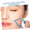 MOTHNUR 2pcs Portable Manual Face Hair Remover Epilator Spring Threading Tool for Eyebrows Lips and Facial Hair for Women Smooth Skin Grooming in Red and Blue view 3