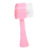 ADOCARN Manual Facial Cleansing Brush Portable Soft Silicone Exfoliating Scrubber for Women Lightweight Skin Care Massage Tool for Cleaning at Home and Travel Pink Random Color view 1
