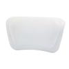 CONGARTENO PU Bath Pillow with Strong Suction Cups Soft Cushion for Bathtub and Massage Tubs Comfortable Family Relaxation Accessory White view 1