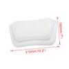 CONGARTENO PU Bath Pillow with Strong Suction Cups Soft Cushion for Bathtub and Massage Tubs Comfortable Family Relaxation Accessory White view 3