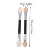 BEBEMOKO 30pcs Dual Ended Eyeshadow Stick Brushes Lightweight Eye Makeup Applicators Skin Friendly Cosmetic Tools for Beginners and Professional Makeup Artists Portable Cosmetic Brush view 2