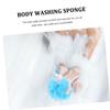 ADOCARN 2pcs Cartoon Unicorn Bath Balls for Gentle Exfoliating and Keratinizing Skin Portable Shower Loofah with Strong Foaming Mesh Hanging Design for Convenient Storage Suitable for Men view 3