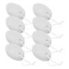 DINHEAROM 8pcs Oval Pumice Stones Callus Removing Stone Foot Grinding Tool for Hard Dry Skin Removal Portable Lightweight Foot Care Pedicure Supplies view 1