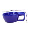 BEBEMOKO Ceramic Shaving Bubble Bowl for Men Large Capacity Foaming Vessel with Smooth Rounded Edges Practical Portable Soap Container for Rich Dense Elastic Shave Foam view 2