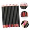 AUTSUPPL 12pcs Matte Lip Shaping Pencils Multi Use Lip Liner for Eyebrows and Eyeliners Portable Beauty Makeup view 2