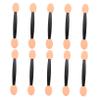 ARTSEWPLY 100pcs Dual Ended Disposable Eyeshadow Applicators with Latex Sponge Tips Soft Double Sided Makeup Brushes for Eye Shadow Eyeliner Eyebrow and Face Glitter Application for view 1