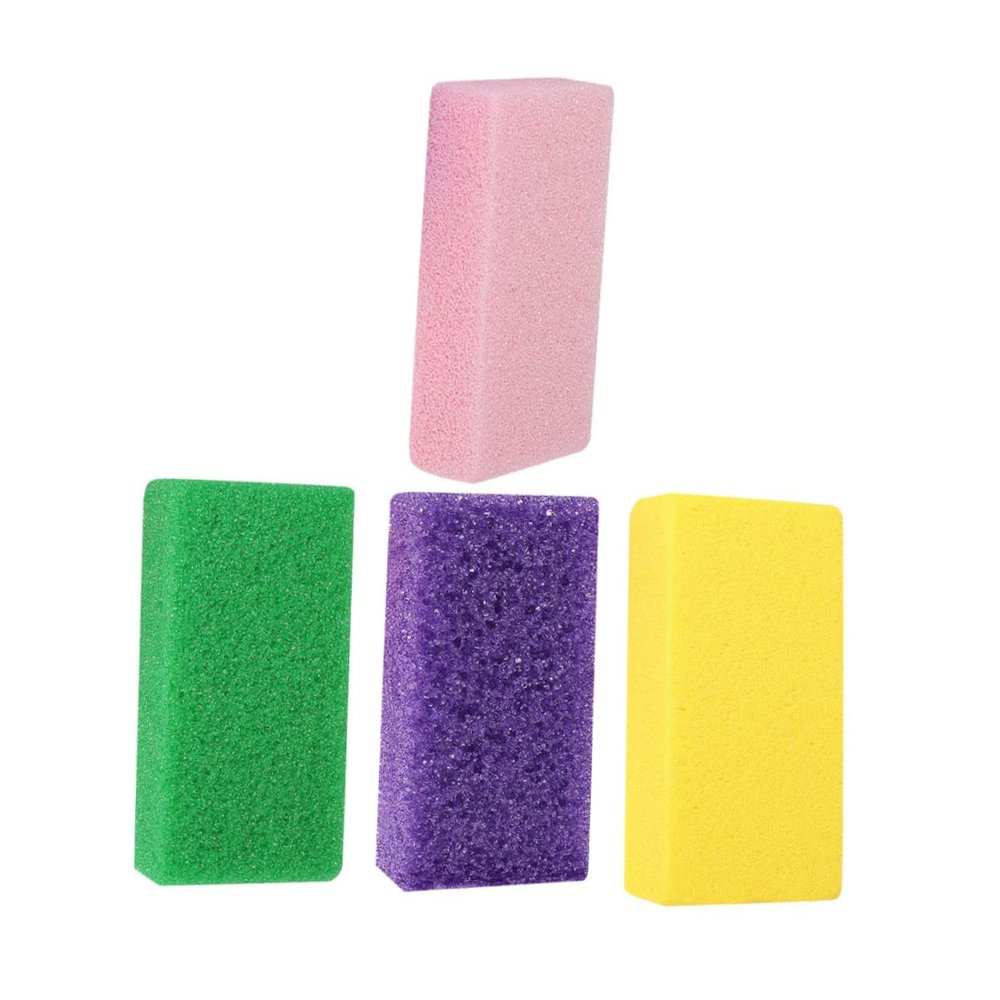 Garneck 4pcs Handheld Foot Sole Skin Files for Callus Removing and Exfoliating PU Pedicure Tools for Heel Pumice and Hard Skin Care