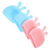 BATHVEVE 4pcs Silicone Facial Cleansing Brush Deep Pore Face Scrubber and Massager for Oily Skin Blackhead Removal Gentle Textured Exfoliating Skin Care Tool view 1