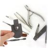 BAZEITFLOW PU Nail Scissor Cover Sleeve Cuticle Nipper Protector Case Stylish Manicure Pedicure Tool Storage Pouch for Nail Clippers and Trimmers view 2