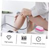 KAILIKETIY 6pcs Double Sided Natural Callus Remove Stone Foot Scraping Plate Pedicure Brush for Dead Skin Removal and Cracked Heels Care Random Color view 3