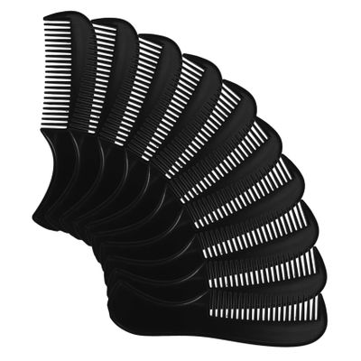 ARTSEWPLY 10pcs Mens Beard Combs Plastic Grooming Accessories for Hair and Facial Styling Easy Clean Pocket Sized Travel for Comfortable Use