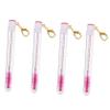 ADOCARN 4pcs Eyelash Mascara Brush Tubes with Rhinestones Long Makeup Applicators for Women Plastic and Fiber Portable Beauty Tools for Travel and Daily Use view 1