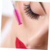 ADOCARN 4pcs Eyelash Mascara Brush Tubes with Rhinestones Long Makeup Applicators for Women Plastic and Fiber Portable Beauty Tools for Travel and Daily Use view 2