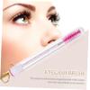 ADOCARN 4pcs Eyelash Mascara Brush Tubes with Rhinestones Long Makeup Applicators for Women Plastic and Fiber Portable Beauty Tools for Travel and Daily Use view 4