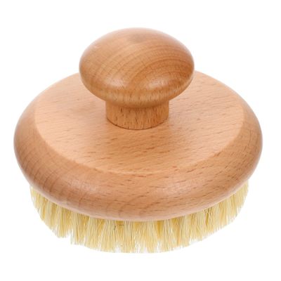 ADOCARN Bath Scrubber Brush with Comfortable Handle for Skin Exfoliating and Massage Fine Workmanship Body Brush for Legs Arms Chest Promotes Circulation and Removes Dead Skin