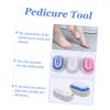 HEALEEP 6pcs Double Sided Foot Scraping Plates for Pedicure Exfoliation Gentle Pumice Stones for Dead Skin Removal Multifunctional Foot Scrubber Tools for Smooth Heels and Random Color view 3