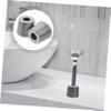 Beaupretty 2pcs Manual Razor Holder with Base for Bathroom Countertops Safety Razor Stand with Smooth Edges Portable and Space Saving Storage for Men Shaving Accessories view 3