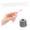 Beaupretty 2pcs Manual Razor Holder with Base for Bathroom Countertops Safety Razor Stand with Smooth Edges Portable and Space Saving Storage for Men Shaving Accessories view 4